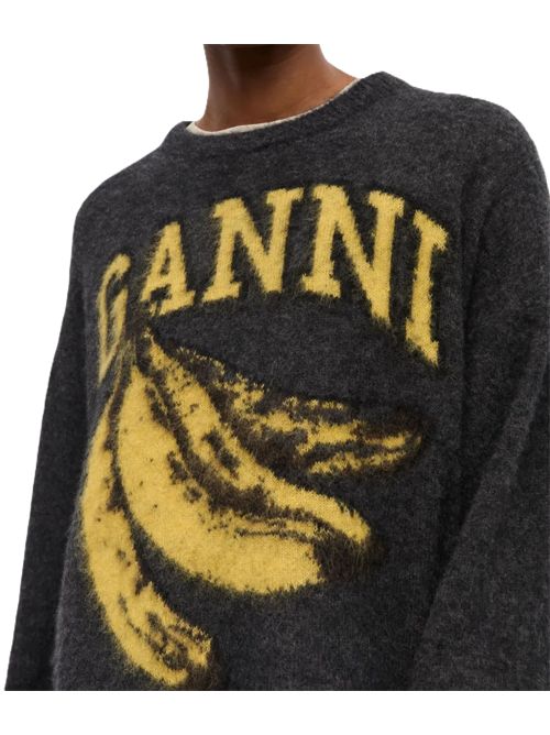 Maglia Ganni banana Ganni | K2516PHANTOM 252